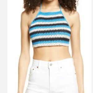 Bp crochet Ziggy crop top festival
